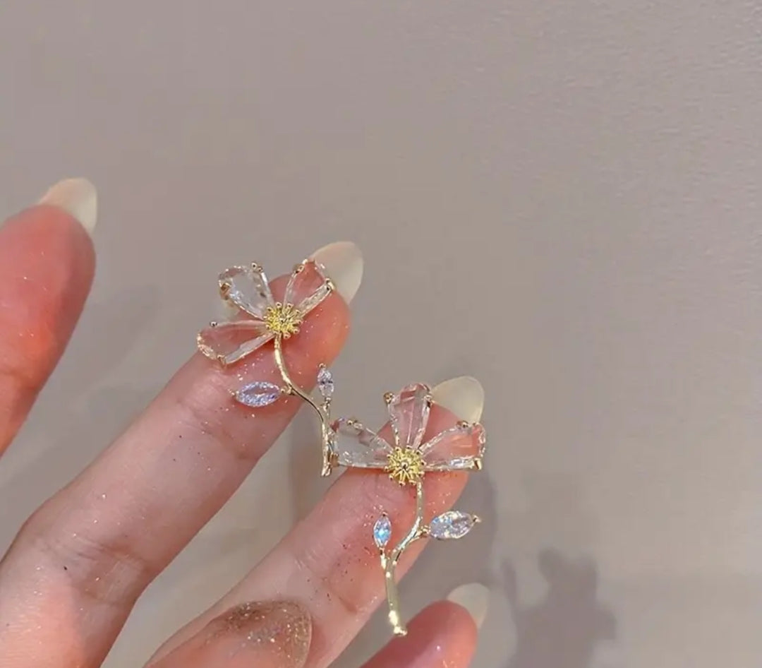 Flower petal studs