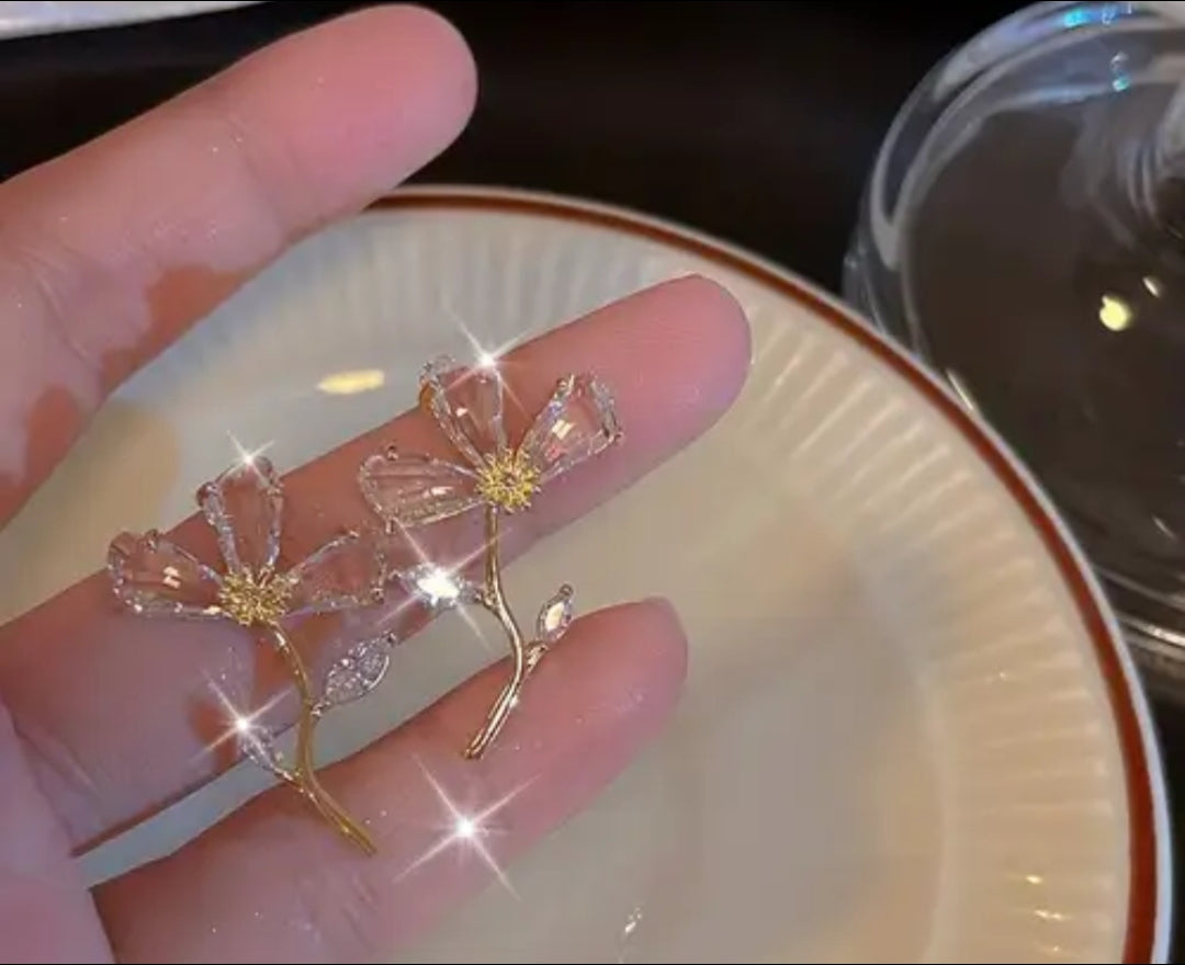 Flower petal studs