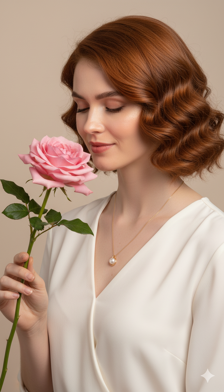 Dainty Gold Pearl Circle Pendant Necklace